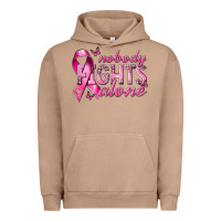 Pigment Burro nobody fights alone cancer Urban Hoodie - NancyCooperArtShop