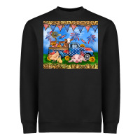Black America farm animals truck 20oz skinny tumbler Heavyweight Sweatshirt - Neo Western