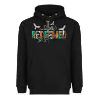 Black redeemed ephesians 1 7 Heavyweight Hoodie - NancyCooperArtShop