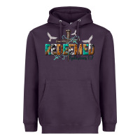 Plum redeemed ephesians 1 7 Heavyweight Hoodie - NancyCooperArtShop