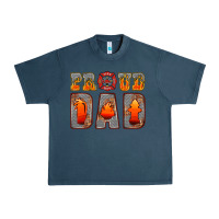 Midnight Navy proud dad Urban Heavy Tee - HRA Design Shop