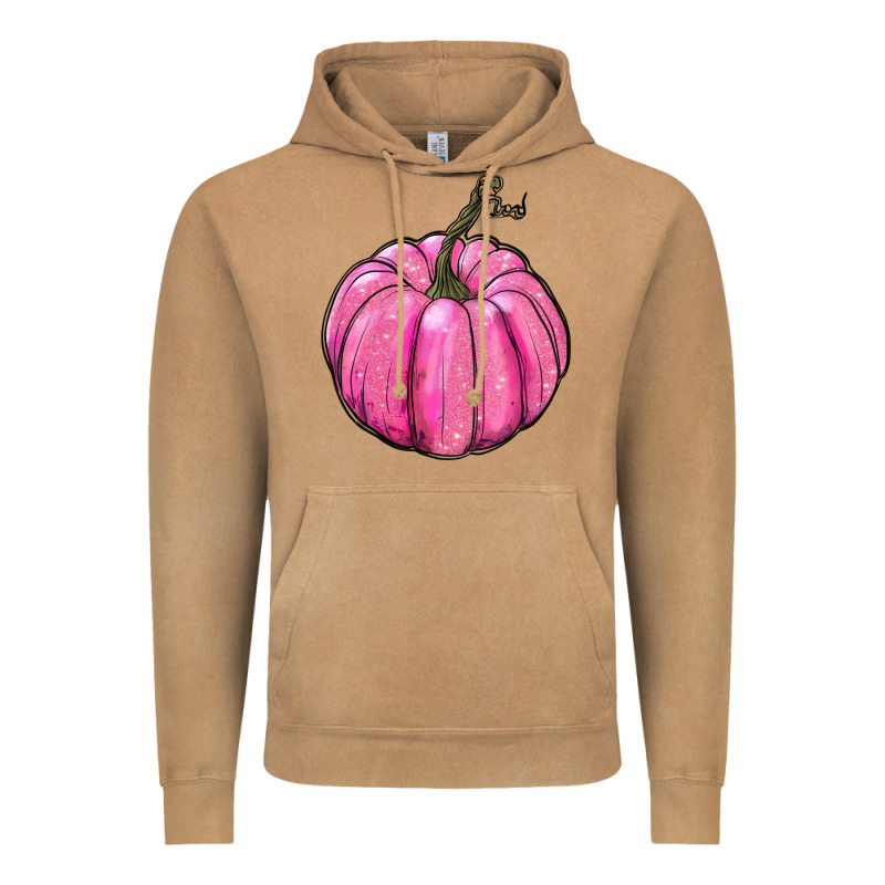 Breast Cancer Awereness Pumpkin Vintage Hoodie by RanaPortraitStore | Teevron
