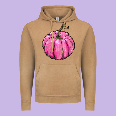 Breast Cancer Awereness Pumpkin Vintage Hoodie Designed By Ranaportraitstore
