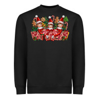 Christmas Girl Elfs Heavyweight Sweatshirt | Teevron