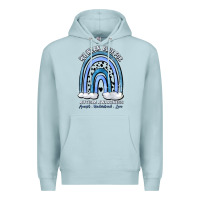 Blue Mist we wear blue for autism awareness accept understan Premium Hoodie - Artiststas