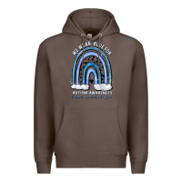 Coffee we wear blue for autism awareness accept understan Premium Hoodie - Artiststas