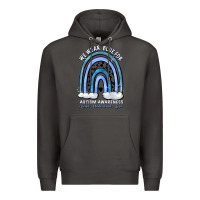 Smoke we wear blue for autism awareness accept understan Premium Hoodie - Artiststas