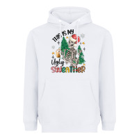 White this is my ugly Heavyweight Hoodie - MaliasSmallBusiness