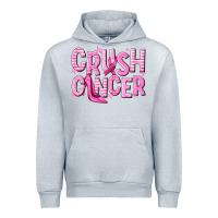 Heather Grey crush cancer Urban Hoodie - NancyCooperArtShop