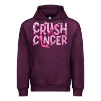 Mauve Wine crush cancer Urban Hoodie - NancyCooperArtShop