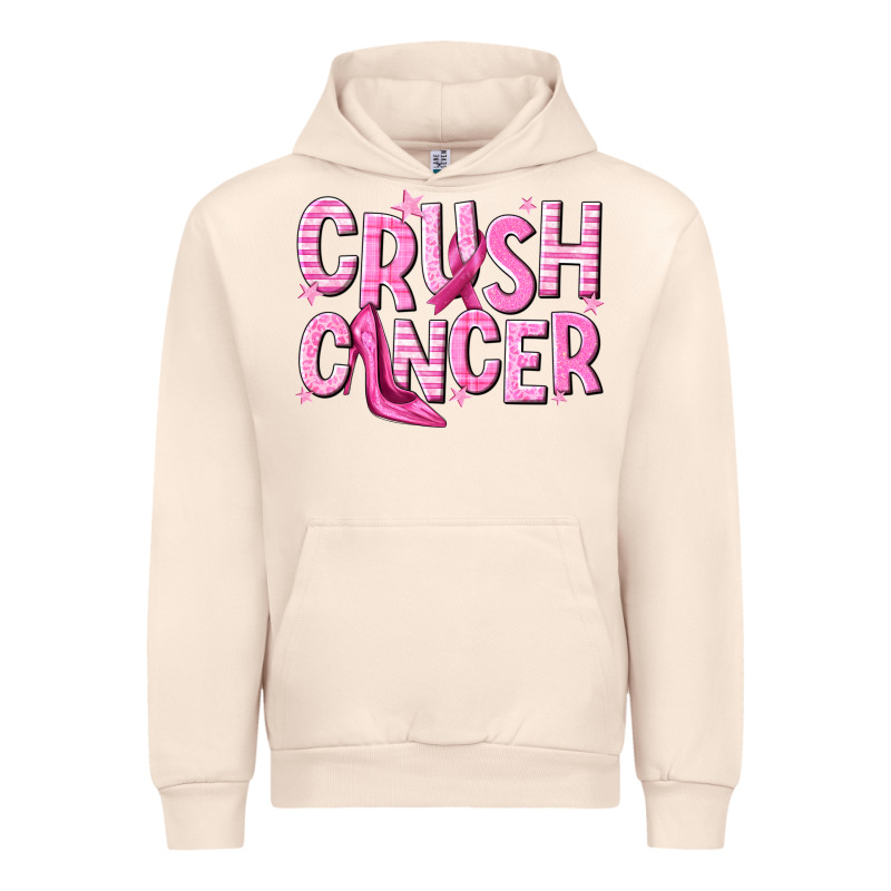 Crush Cancer Urban Hoodie by NancyCooperArtShop | Teevron