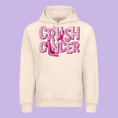 Crush Cancer Urban Hoodie Designed By Nancycooperartshop