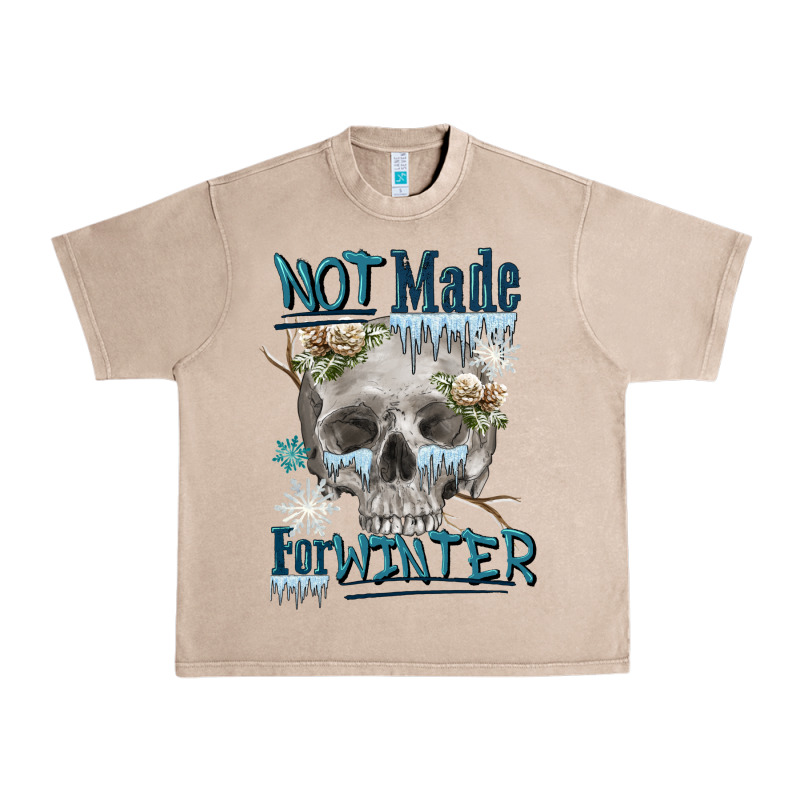 Not Made For Winter Skull Urban Heavy Tee by FaDigitalArtStudio | Teevron