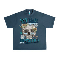 Midnight Navy not made for winter skull Urban Heavy Tee - FaDigitalArtStudio