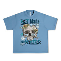 Pebble Blue not made for winter skull Urban Heavy Tee - FaDigitalArtStudio