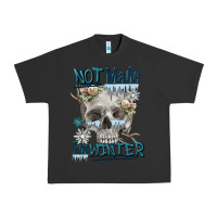 Pigment Black not made for winter skull Urban Heavy Tee - FaDigitalArtStudio