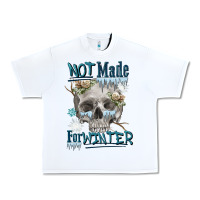 White not made for winter skull Urban Heavy Tee - FaDigitalArtStudio