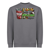 Storm I Run On Coffee And Christmas Cheer Heavyweight Sweatshirt - CowhideDigitalArt