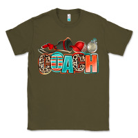 Army Green coach Classic Tee - AdoDesignShop
