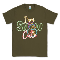Army Green l am snow cute Classic Tee - CowhideDigitalArt