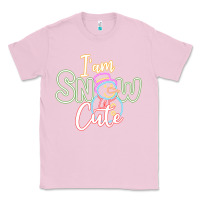 Bubblegum Pink l am snow cute Classic Tee - CowhideDigitalArt