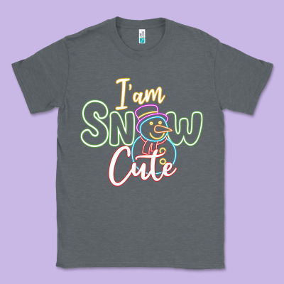 L Am Snow Cute Classic Tee Designed By Cowhidedigitalart
