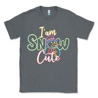 Charcoal Heather l am snow cute Classic Tee - CowhideDigitalArt