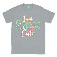 Heather Grey l am snow cute Classic Tee - CowhideDigitalArt