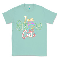 Seafoam l am snow cute Classic Tee - CowhideDigitalArt