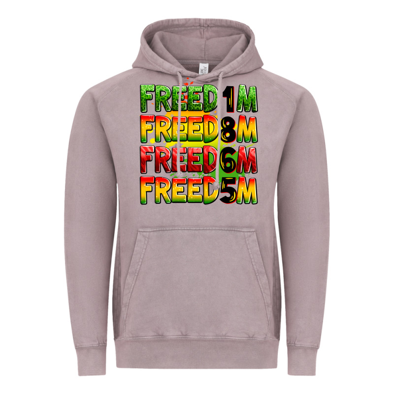 Freedom Freedom Freedom Freedom 1865 Vintage Hoodie by Zillion Design Studio | Teevron
