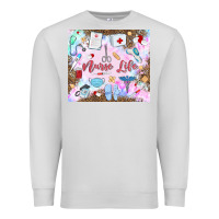 Dove Grey nurse life Premium Sweatshirt - MaliasSmallBusiness