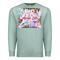 Seafoam nurse life Premium Sweatshirt - MaliasSmallBusiness