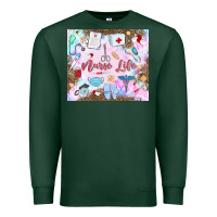 Sports Green nurse life Premium Sweatshirt - MaliasSmallBusiness
