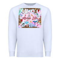 White nurse life Premium Sweatshirt - MaliasSmallBusiness