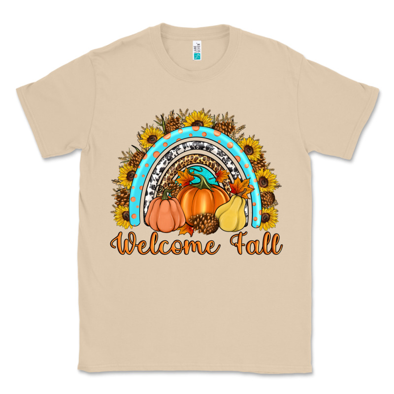 Welcome Fall Rainbow Classic Tee by Artiststas | Teevron