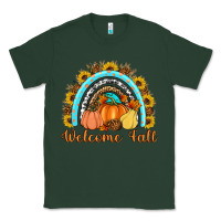 Sports Green Welcome Fall Rainbow Classic Tee - Artiststas