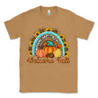 Toasted Coconut Welcome Fall Rainbow Classic Tee - Artiststas