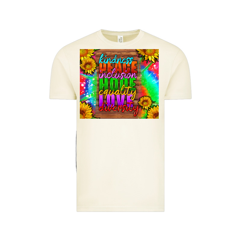 Kindness Peace Inclusion Hope Equality Love Diversity Vintage Tee by HRA Design Shop | Teevron