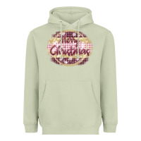 Merry Christmas Pink Heavyweight Hoodie | Teevron
