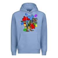 Colony Blue autism t rex Premium Hoodie - Artiststas