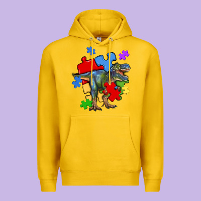Autism T Rex Premium Hoodie Designed By Artiststas