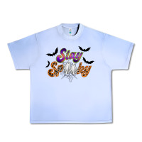 Grape Ice stay spooky Urban Heavy Tee - RacoonDesign