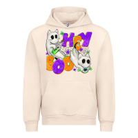 Sandshell Hey Boo with Ghost Cats Urban Hoodie - texasbilliewilder