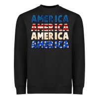 Black America 4th of July Heavyweight Sweatshirt - CowGirlArtShop