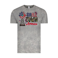 Cloud Rock small town america Vintage Tee - CowhideDigitalArt