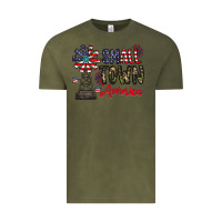 Vintage Olive small town america Vintage Tee - CowhideDigitalArt