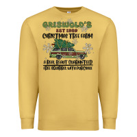 Antique Gold christmas tree farm Premium Sweatshirt - MaliasSmallBusiness