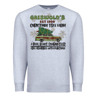 Heather Grey christmas tree farm Premium Sweatshirt - MaliasSmallBusiness