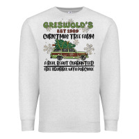 Oatmeal Heather christmas tree farm Premium Sweatshirt - MaliasSmallBusiness
