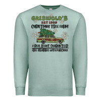 Seafoam christmas tree farm Premium Sweatshirt - MaliasSmallBusiness